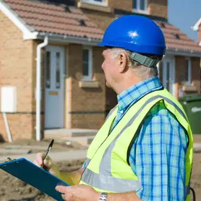 What is the minimum distance between 2 houses? 3 image of surveyor at Faulkner Party wall surveyors Beaconsfield : Minimum Distance between two houses Beaconsfield