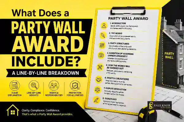 Party Wall Awards Explained Line-by-Line: What Property Owners and Neighbours Need to Know 1 What Does a Party Wall Award Include? A Line-by-Line Breakdown Beaconsfield